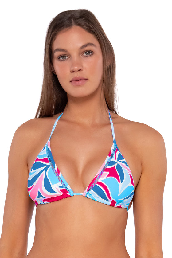 Sunsets Making Waves Laney Triangle Cup Sizes Bikini Top