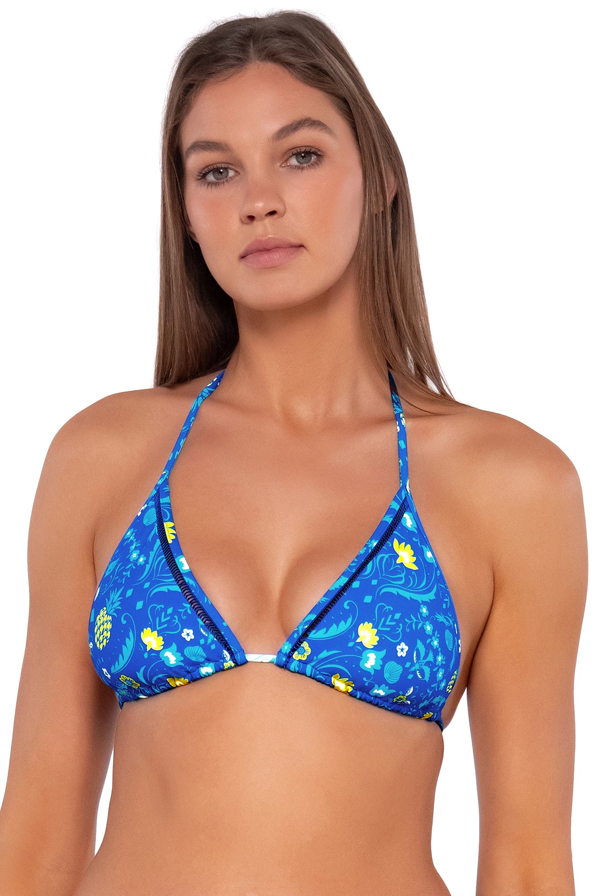 Sunsets Pineapple Grove Laney Triangle Cup Sizes Bikini Top