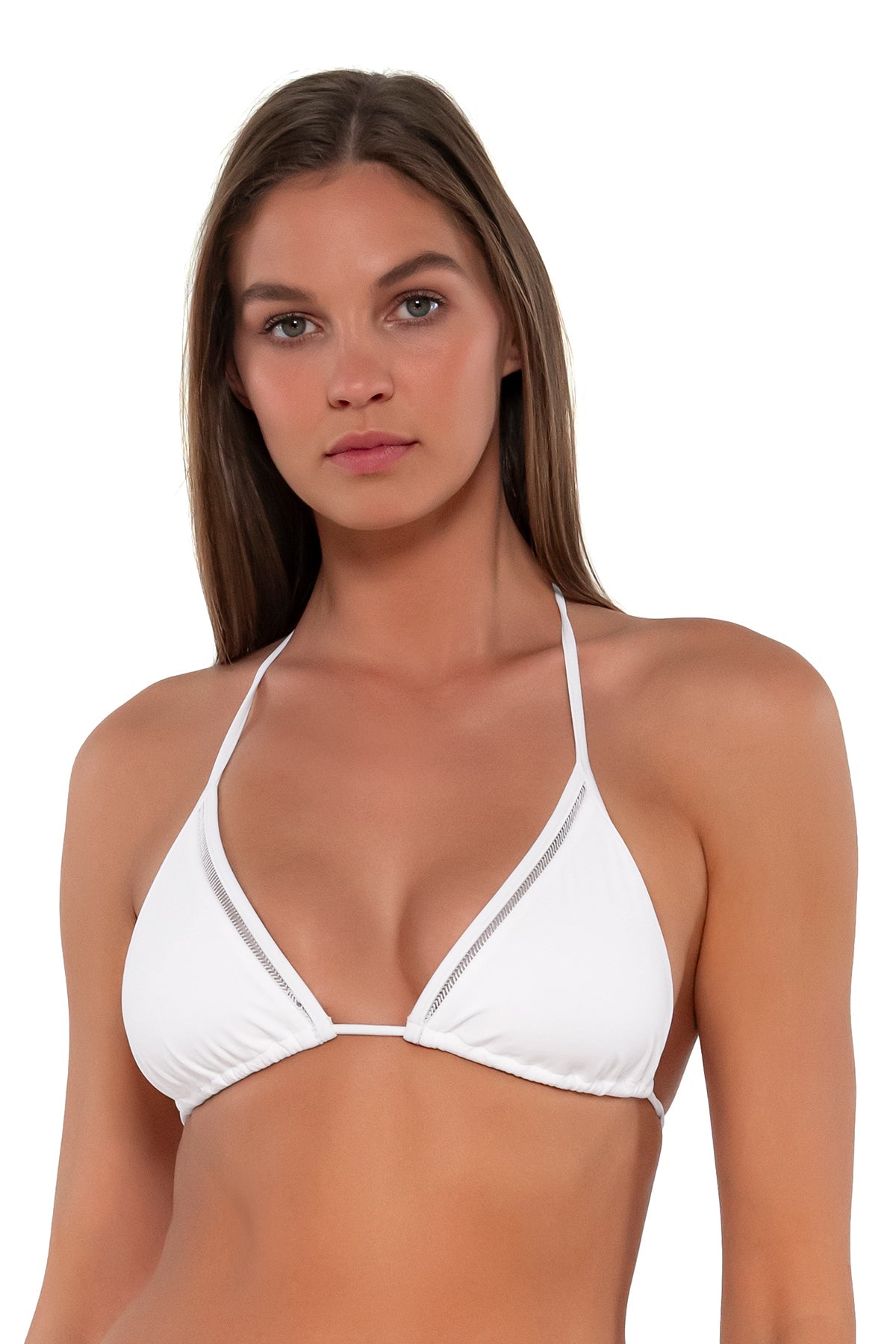 Sunsets White Lily Laney Triangle Top