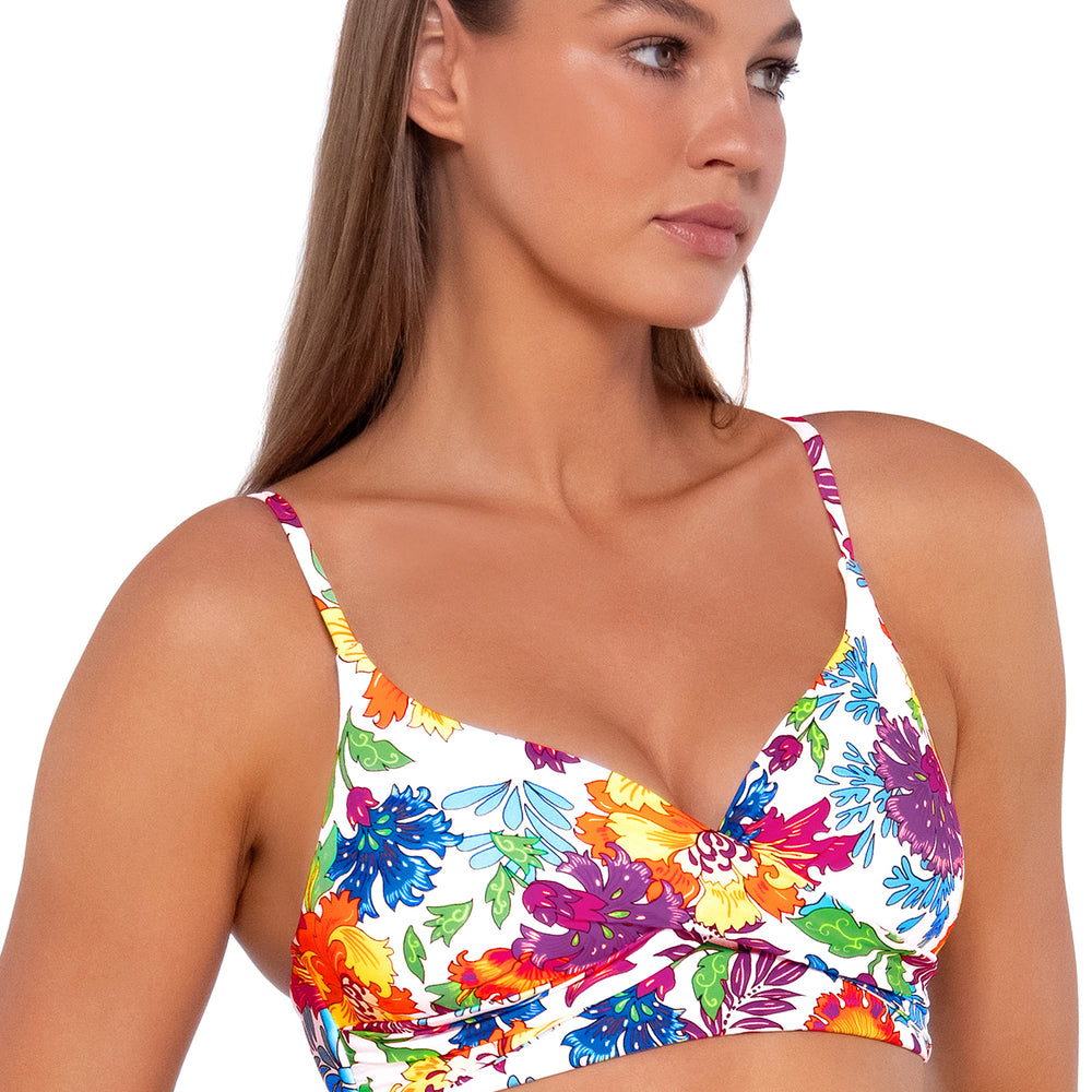 
                      
                        Sunsets Camilla Flora Lyla Bralette Bikini Top
                      
                    