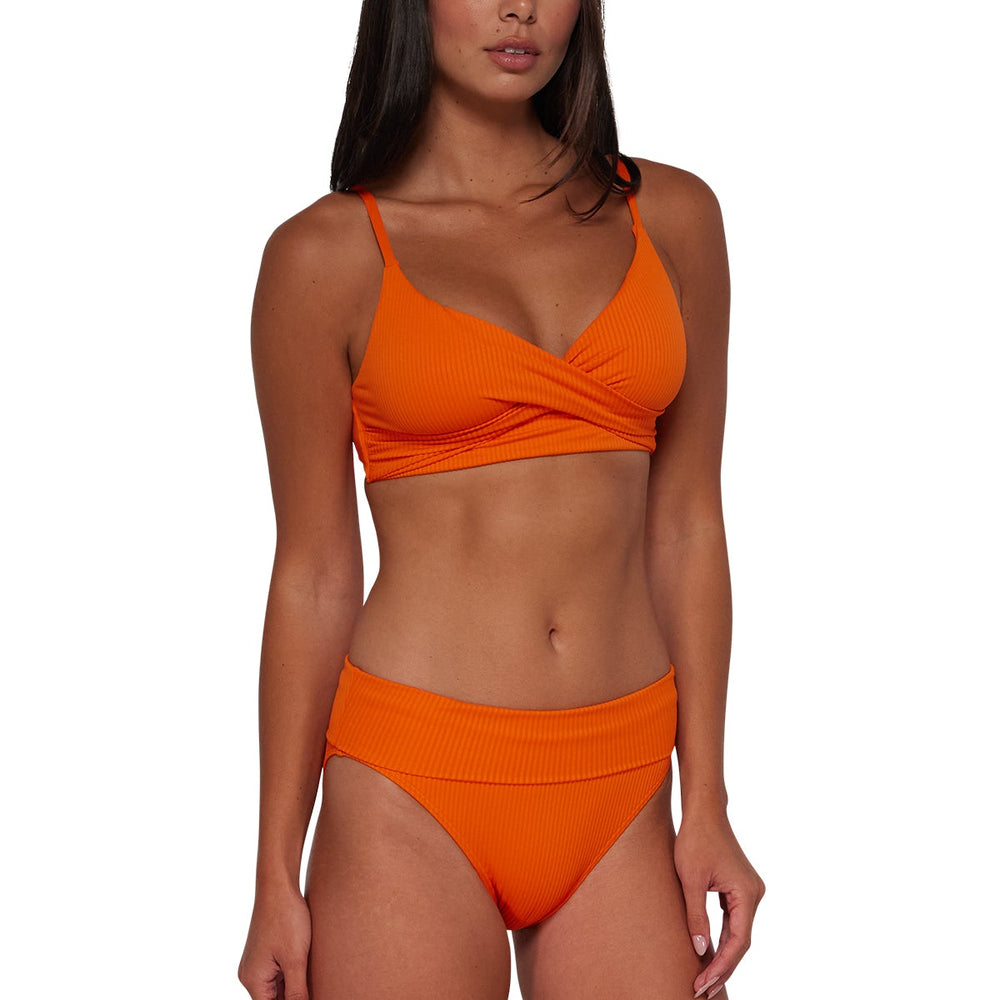 
                      
                        Sunsets Kumquat Sandbar Rib Lyla Bralette Top
                      
                    