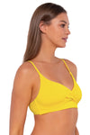 Sunsets Lemon Zest Sandbar Rib Lyla Bralette Bikini Top