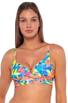  Sunsets Shoreline Petals Lyla Bralette Bikini Top