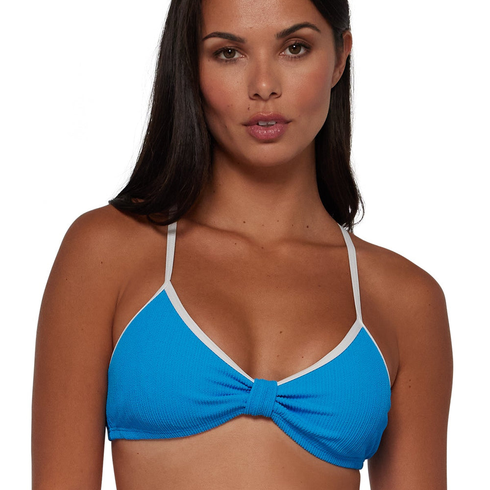 Pacifica Blueberry Indie Bralette Top with Trim