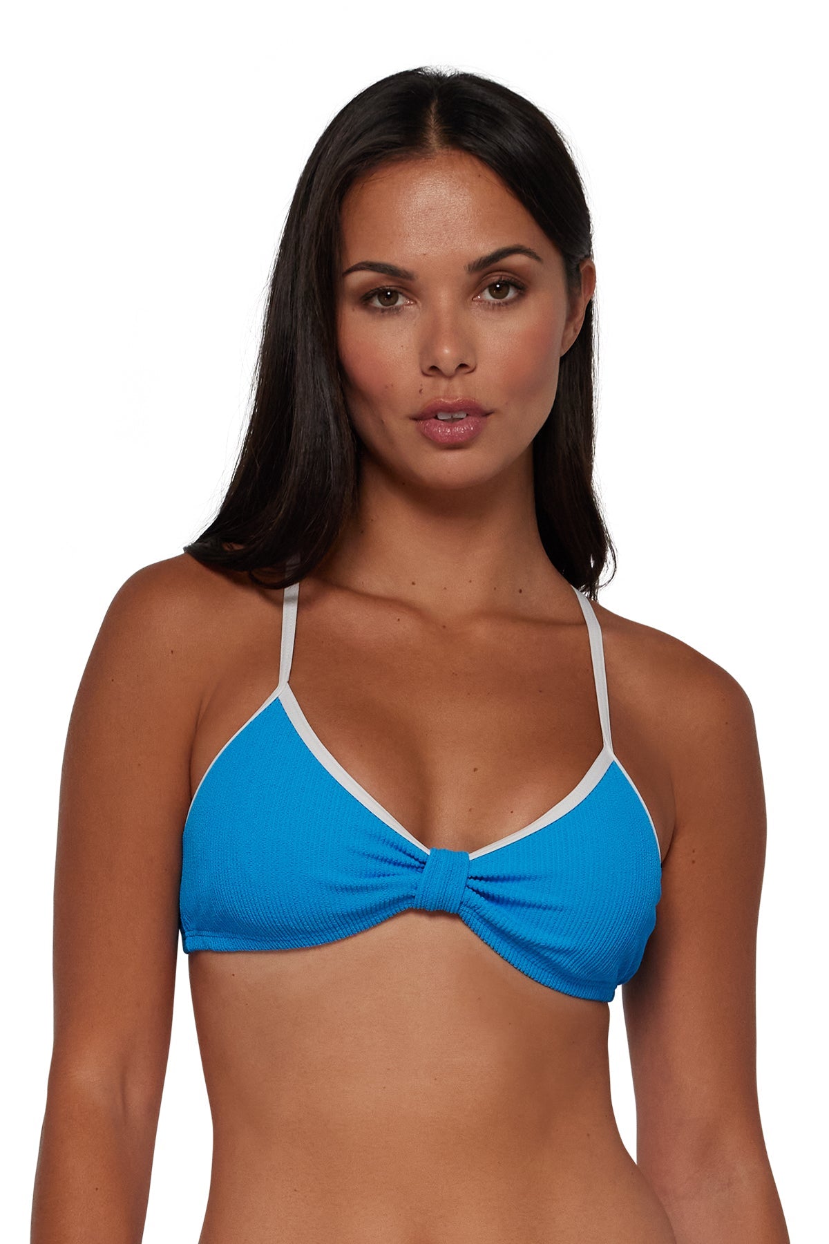 Pacifica Blueberry Indie Bralette Top with Trim