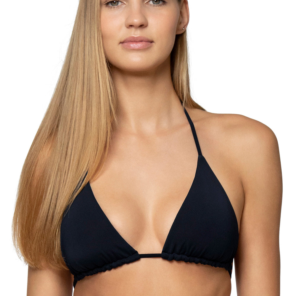 Sunsets Black Starlette Triangle Bikini Top