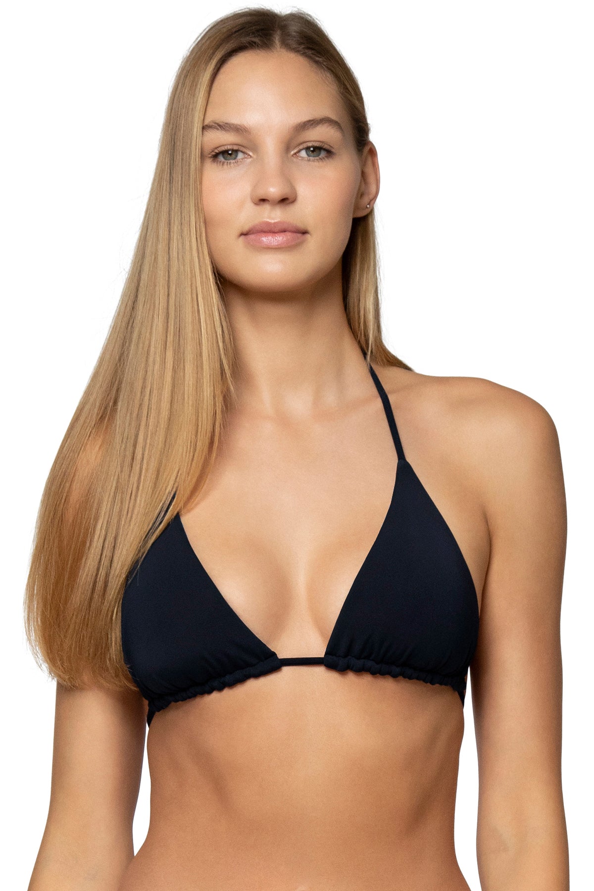 Sunsets Black Starlette Triangle Bikini Top