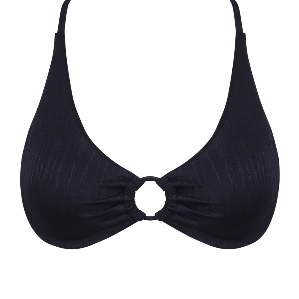 
                      
                        Sunsets Black Seagrass Texture Carrie Crossback Top
                      
                    