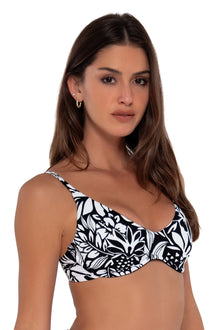  Sunsets Caribbean Seagrass Texture Brooke U-Wire Cup Sizes Bikini Top