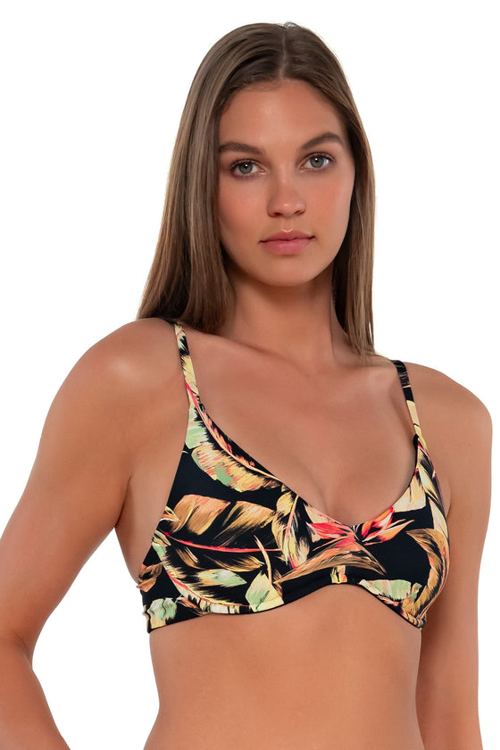 Sunsets Retro Retreat Brooke U-Wire Cup Sizes Bikini Top