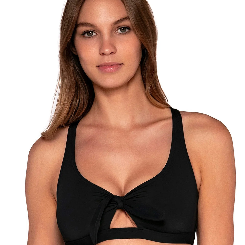 
                      
                        Sunsets Black Brandi Bralette Bikini Top
                      
                    