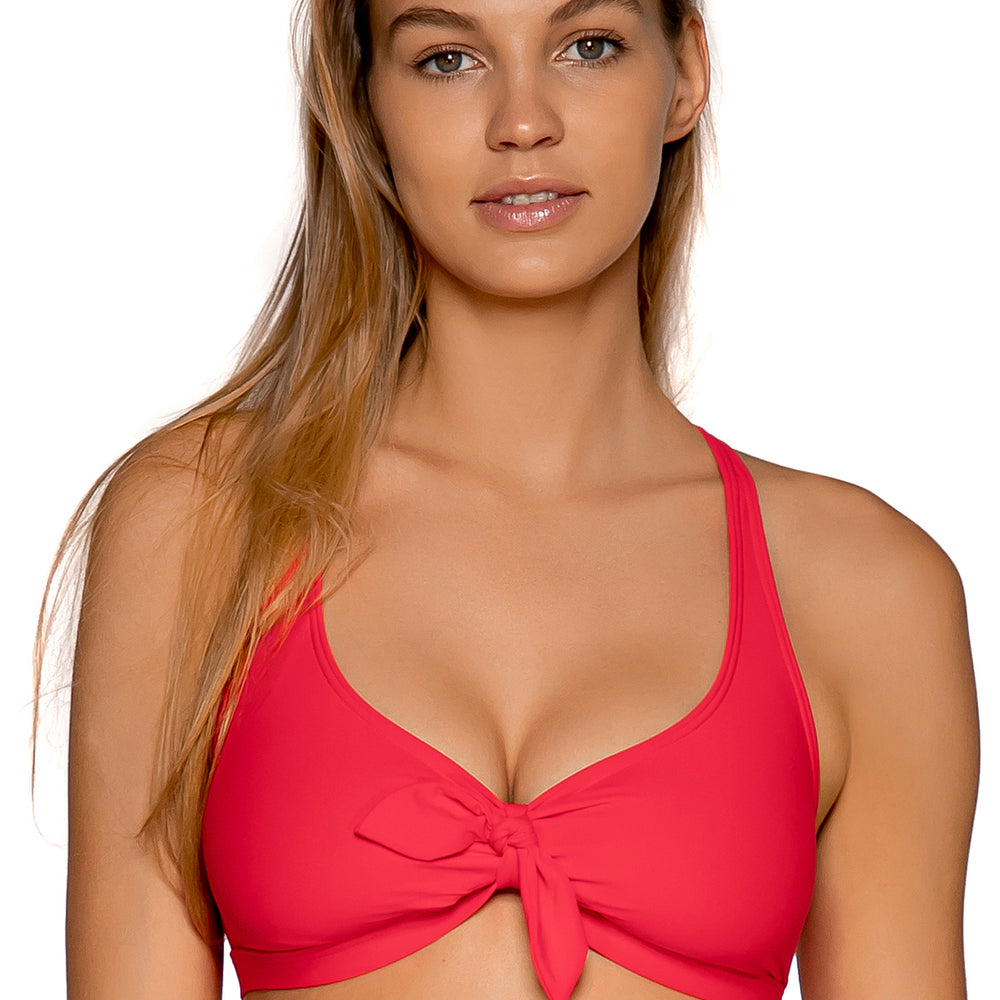 
                      
                        Sunsets Geranium Brandi Bralette Bikini Top
                      
                    