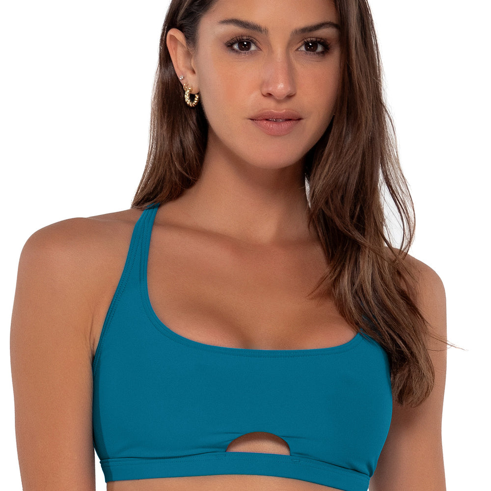 
                      
                        Sunsets Avalon Teal Brandi Bralette Bikini Top
                      
                    