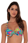 Sunsets Fiji Sandbar Rib Brandi Bralette Bikini Top