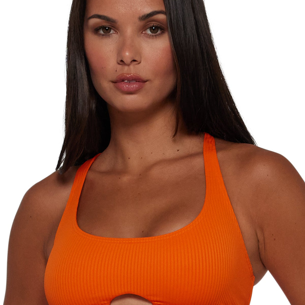 
                      
                        Sunsets Kumquat Sandbar Rib Brandi Bralette Top
                      
                    
