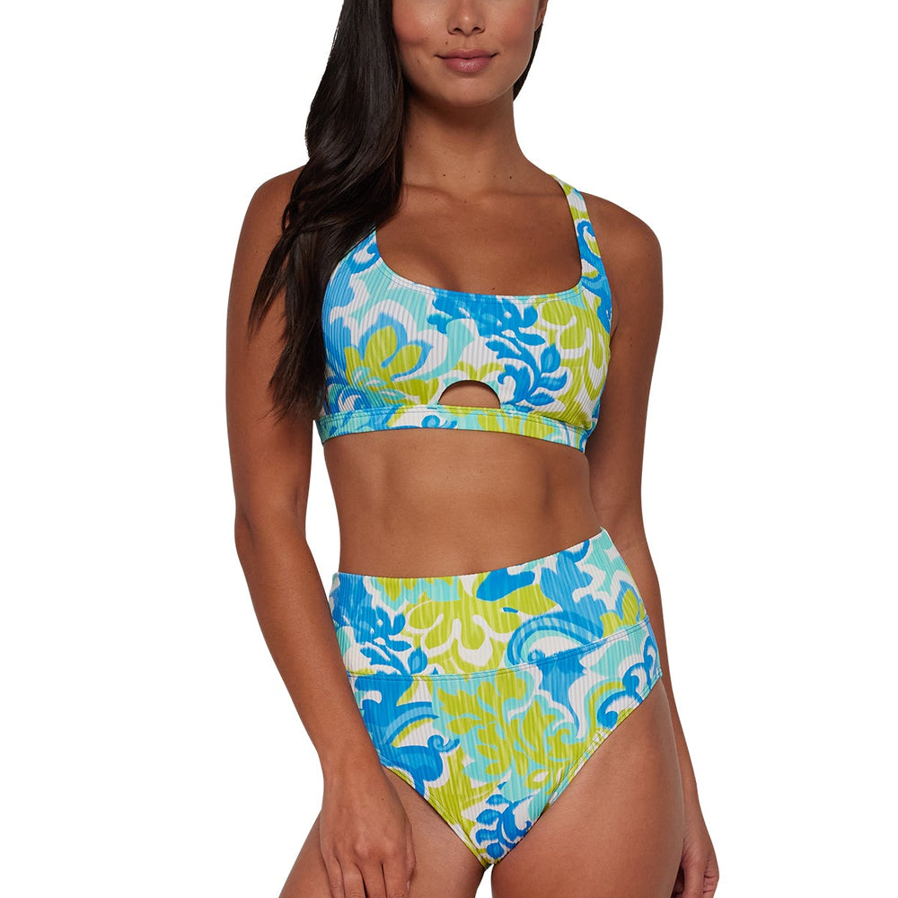 Sunsets Ocean Muse Sandbar Rib Brandi Bralette Top