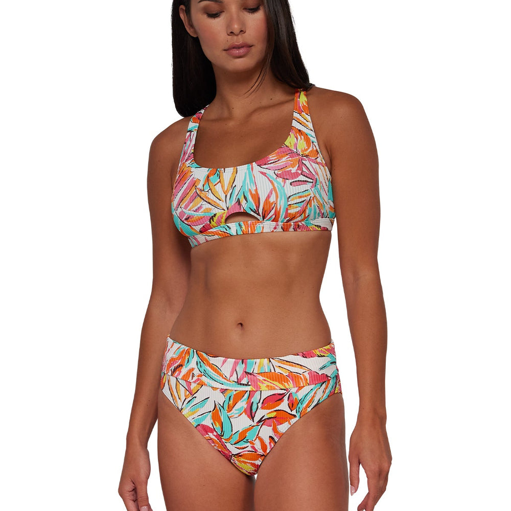 
                      
                        Sunsets Palms Serenade Sandbar Rib Brandi Bralette Top
                      
                    