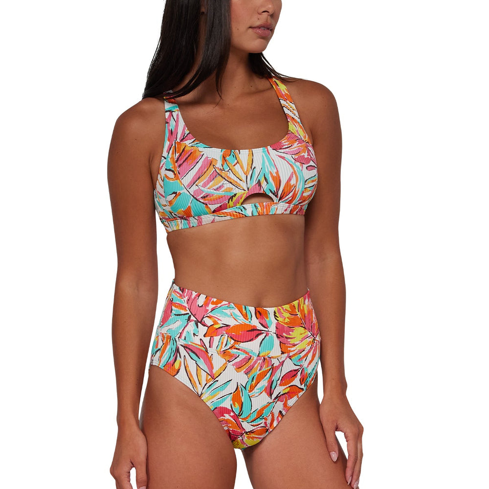 
                      
                        Sunsets Palms Serenade Sandbar Rib Hannah High Waist Bottom
                      
                    