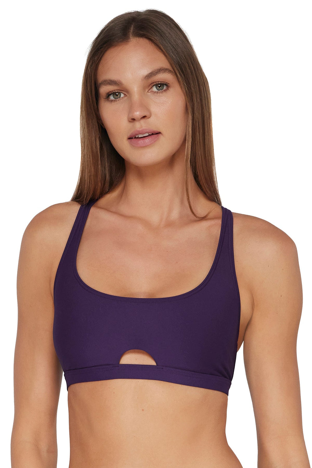 Sunsets Paradise Plum Brandi Bralette Top