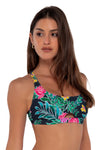 Sunsets Twilight Blooms Brandi Bralette Bikini Top