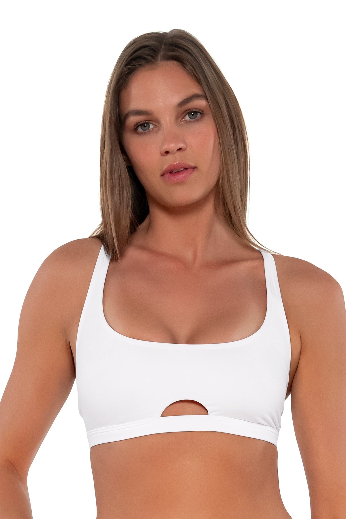 Sunsets White Lily Brandi Bralette Top