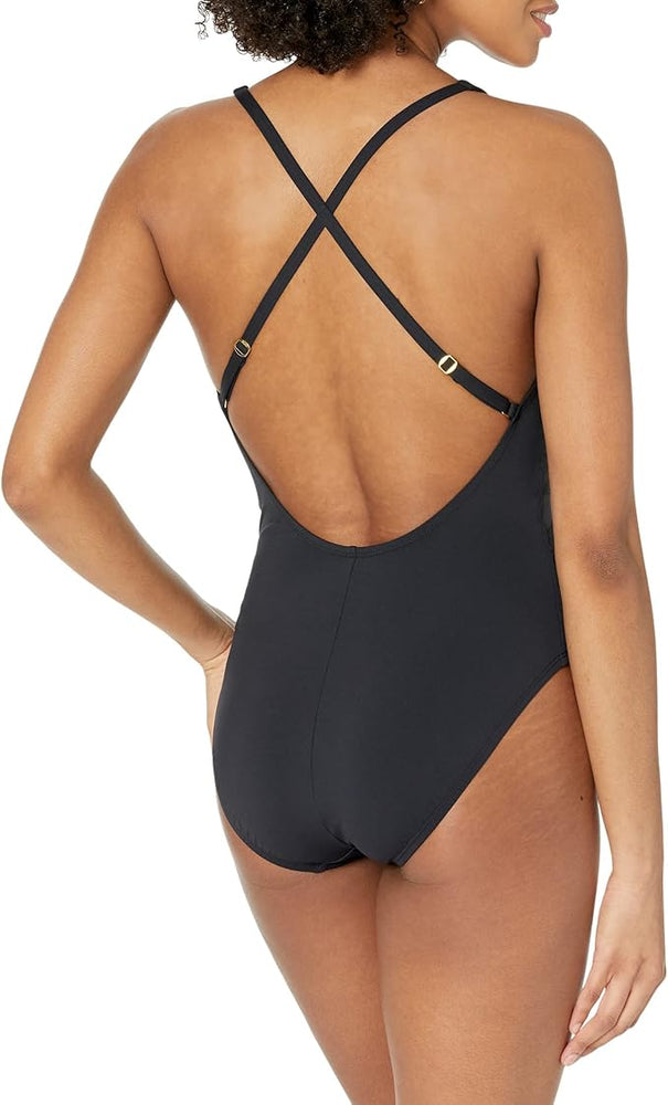 Bleu Rod Beattie Don't Mesh with Me X Back One-Piece Mio Black