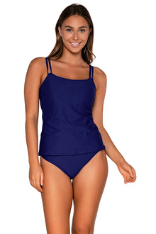  Sunsets Indigo Taylor Tankini Top Cup Sizes E to H