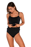 Sunsets Black Taylor Tankini Top Cup Sizes E to H