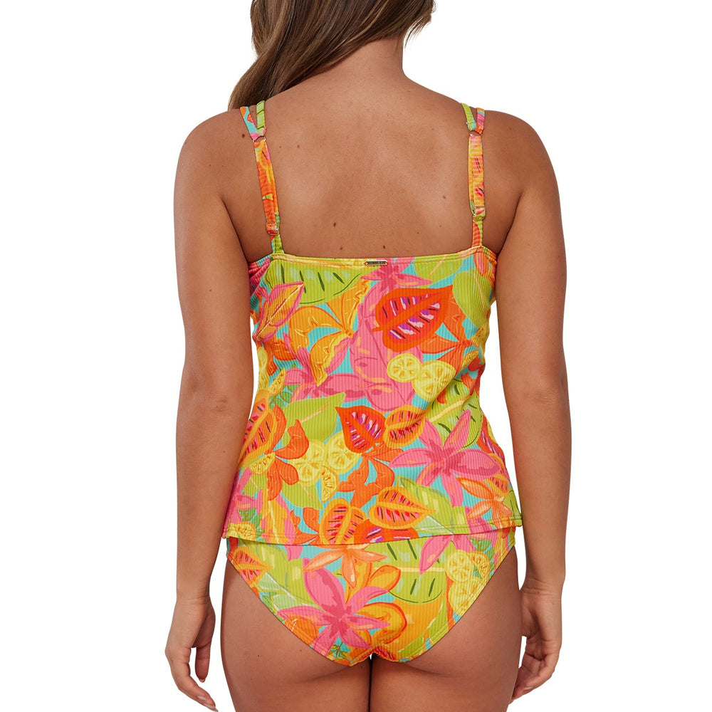 Sunsets Citrus Grove Sandbar Rib Taylor Tankini Top