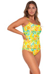 Sunsets Golden Tropics Sandbar Rib Taylor Tankini Top Cup Sizes E to H