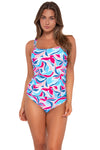 Sunsets Making Waves Taylor Tankini Top Cup Sizes E to H