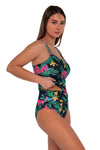 Sunsets Twilight Blooms Taylor Tankini Top Cup Sizes E to H