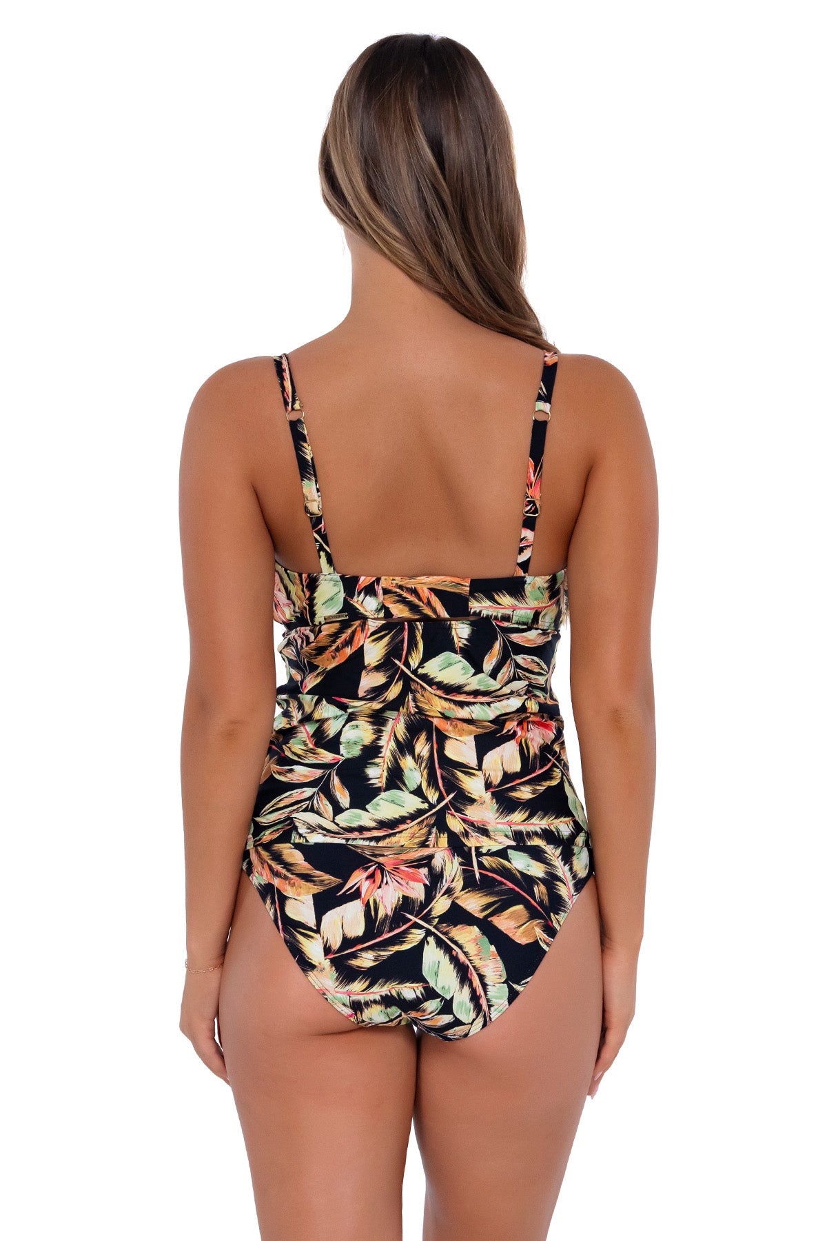 Sunsets Retro Retreat Zuri V-Wire Tankini Top Cup Sizes C to DD