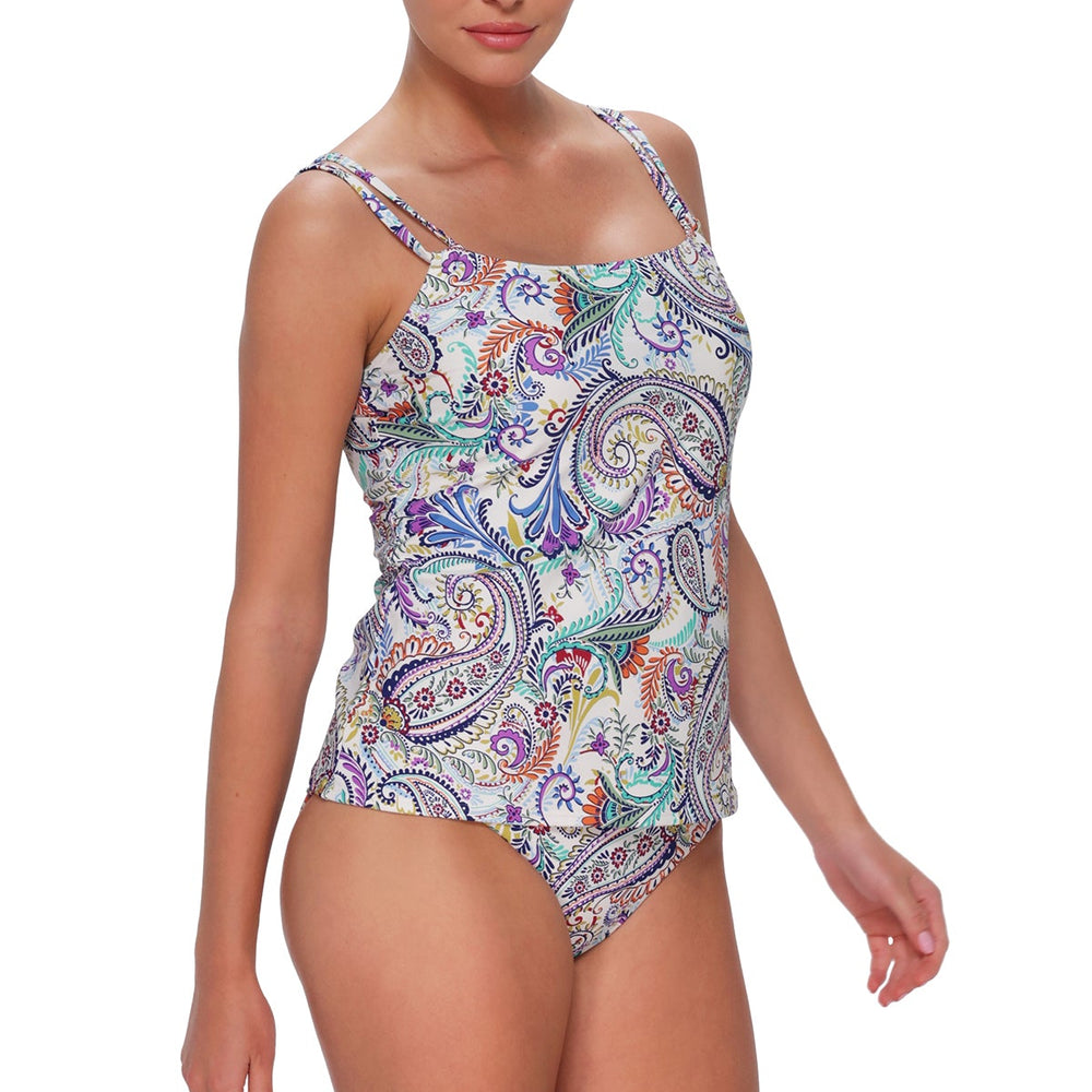
                      
                        Sunsets Tide Pool Twist Taylor Tankini Top
                      
                    