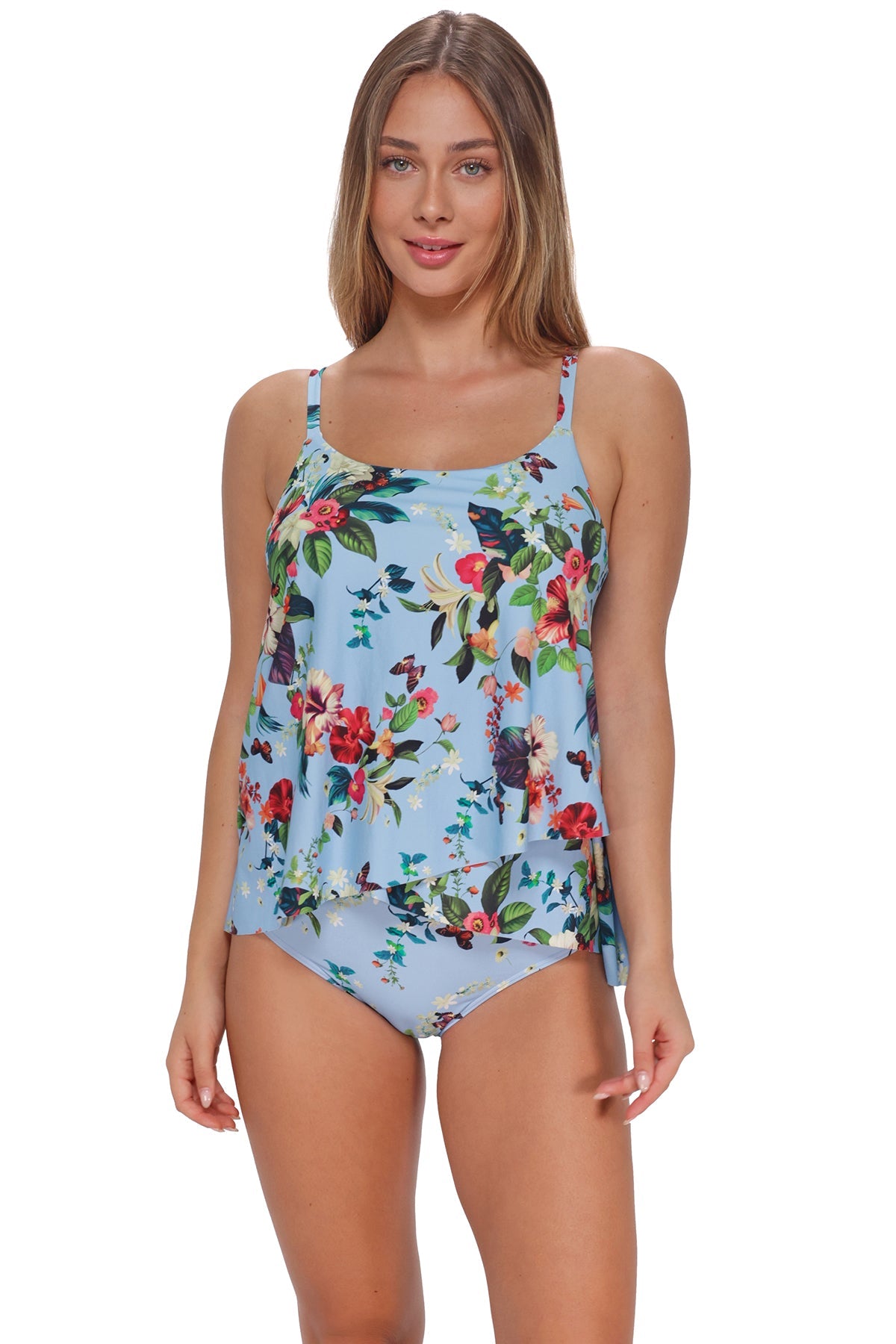 Sunsets Budding Romance Elena Tankini Top