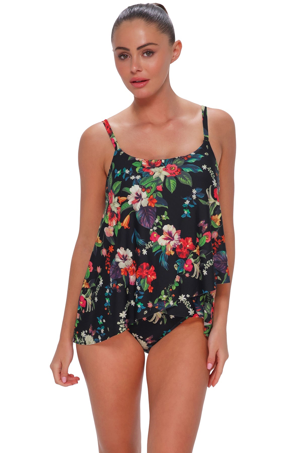 Sunsets Fleur Noire Elena Tankini Top
