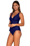 Sunsets Indigo Forever Tankini Top Cup Sizes E to H