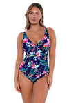 Sunsets Island Getaway Forever Tankini Top Cup Sizes E to H