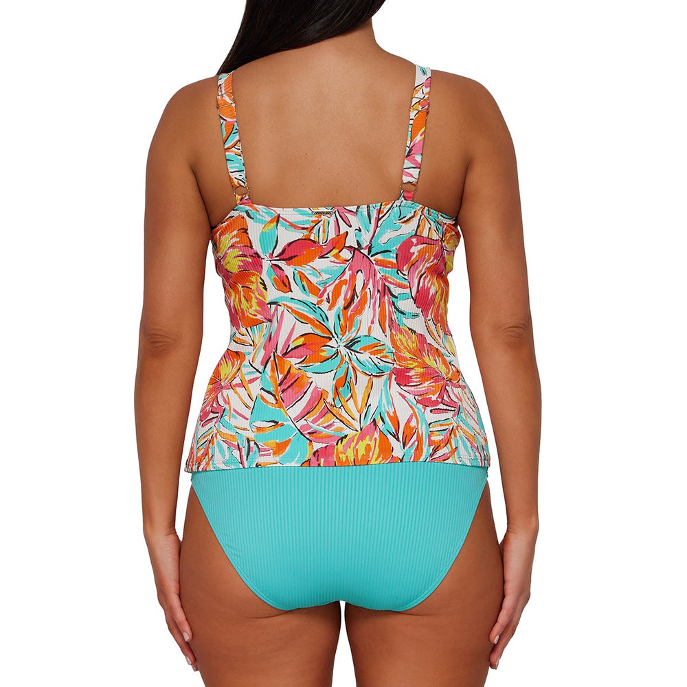 Sunsets Palms Serenade Sandbar Rib Forever Tankini Top