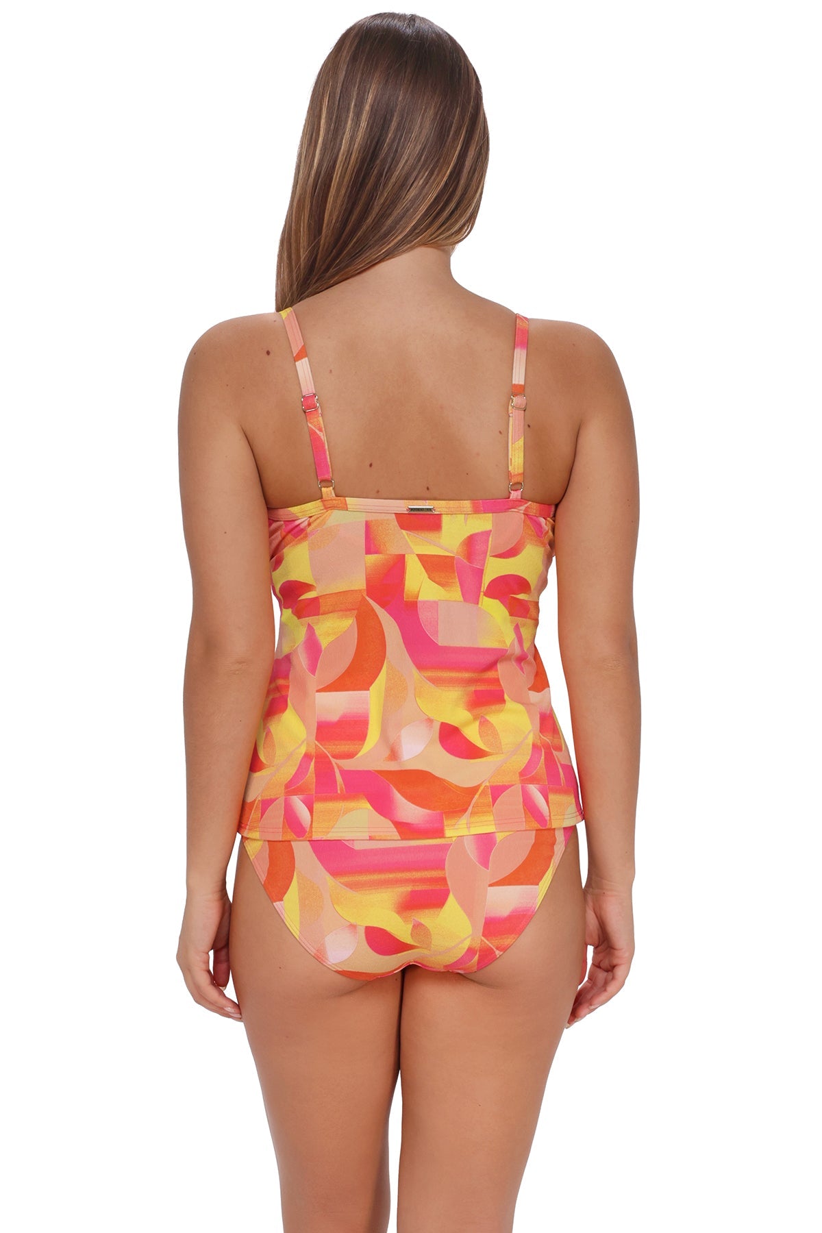 Sunsets Dreamsicle Crepe Forever Tankini Top