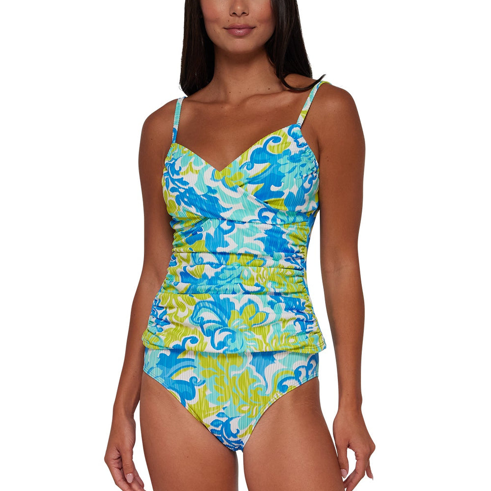 Sunsets Ocean Muse Sandbar Rib Simone Tankini Top