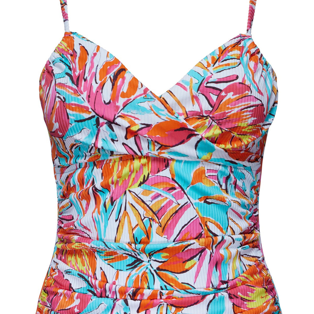 
                      
                        Sunsets Palms Serenade Sandbar Rib Simone Tankini Top
                      
                    