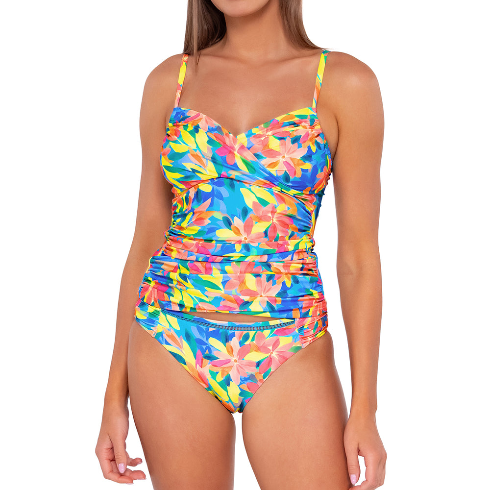 
                      
                        Sunsets Shoreline Petals Simone Tankini Top
                      
                    