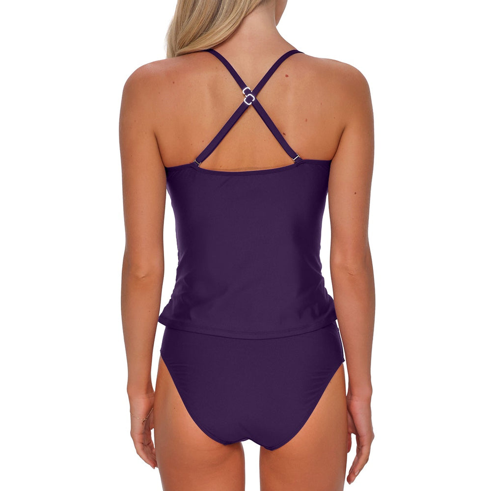 
                      
                        Sunsets Paradise Plum Simone Tankini Top
                      
                    