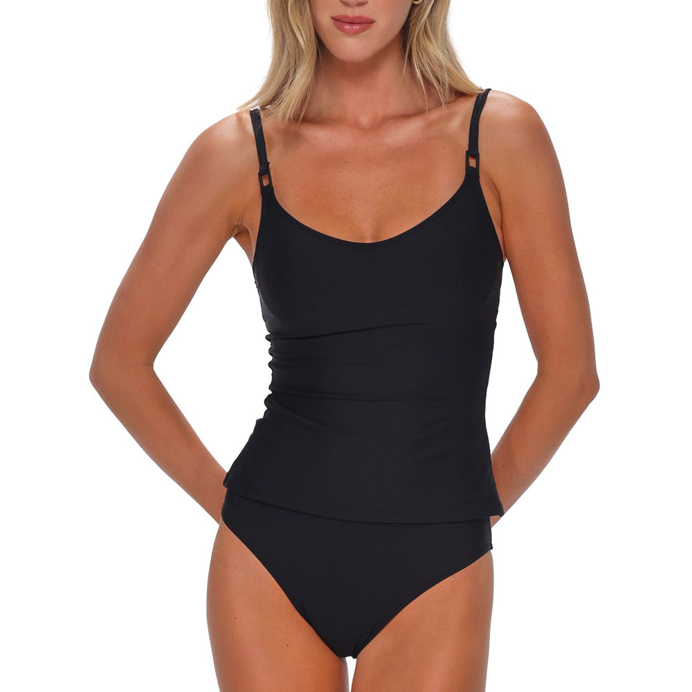 Sunsets Black Anya Tankini Top