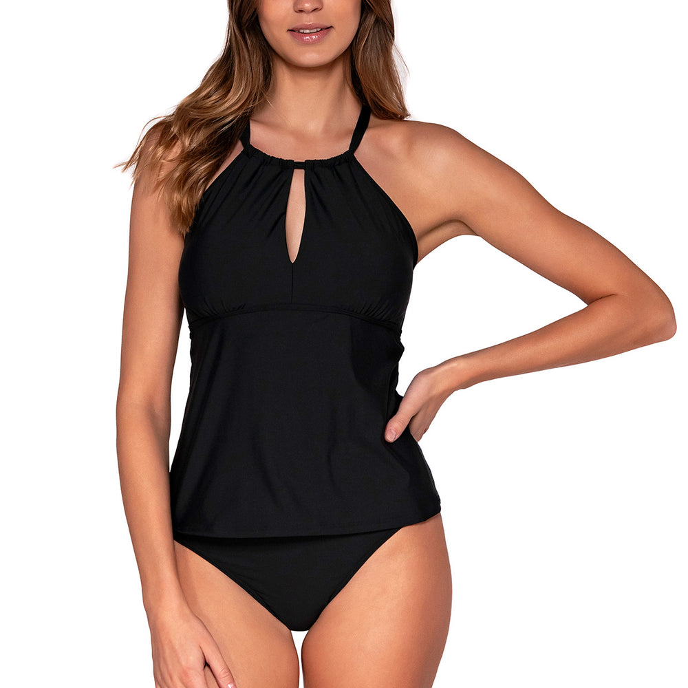 Sunsets Black Mia Tankini Top