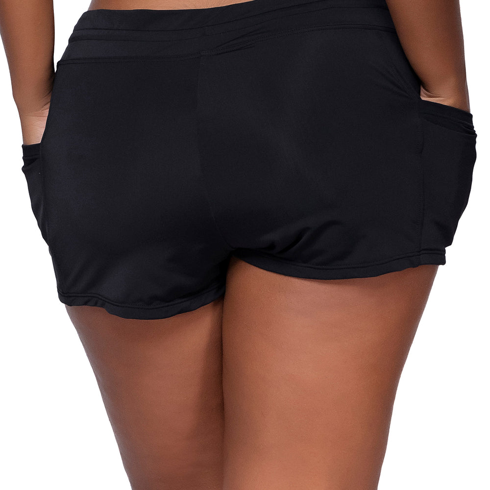 Sunsets Escape Black Laguna Swim Shorts Bottom