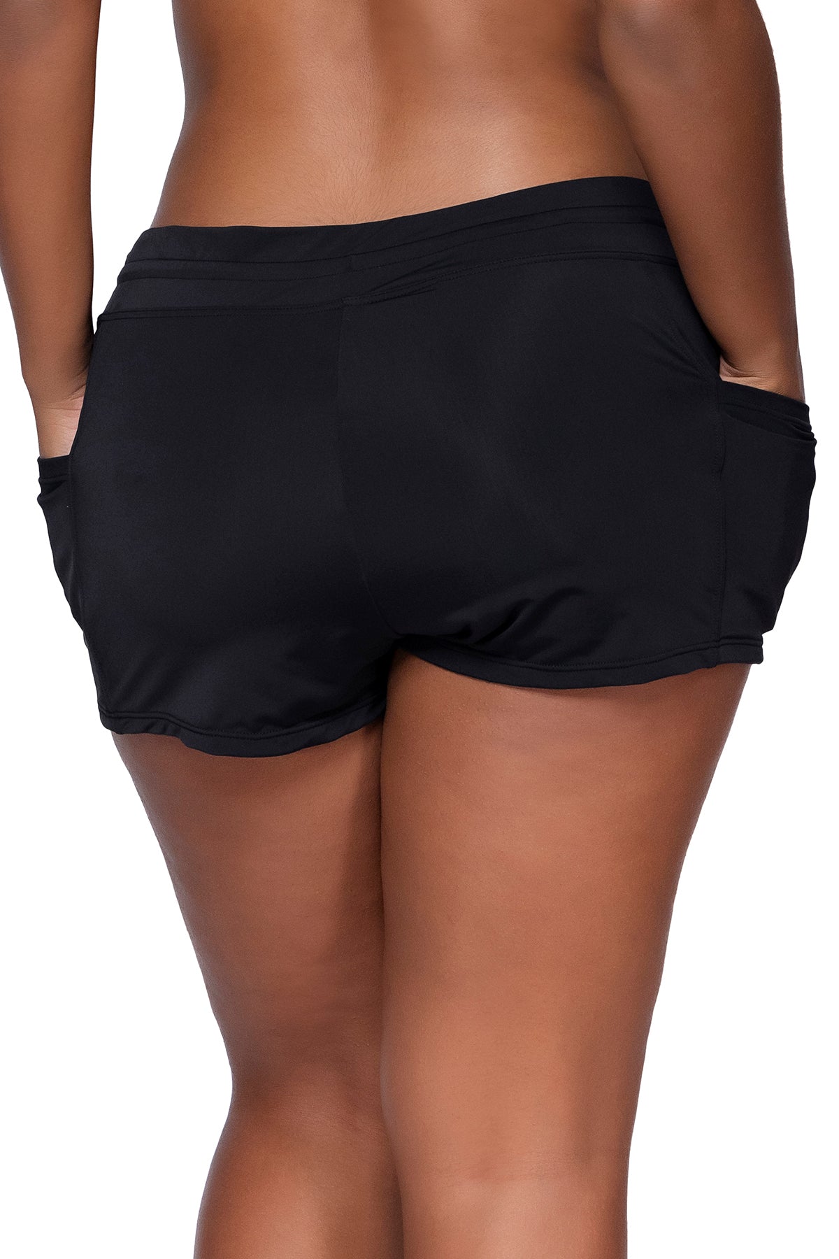 Sunsets Escape Black Laguna Swim Shorts Bottom