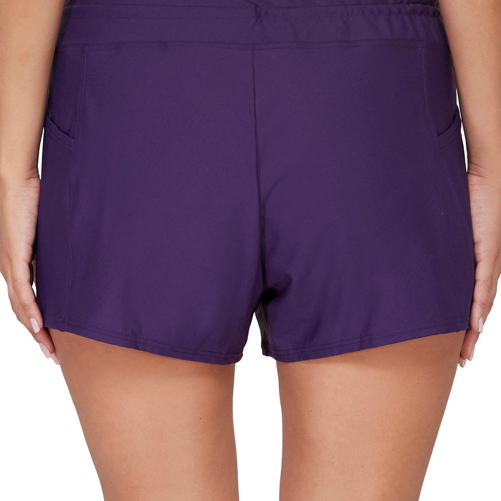 Sunsets Escape Paradise Plum Laguna Swim Short Bottom