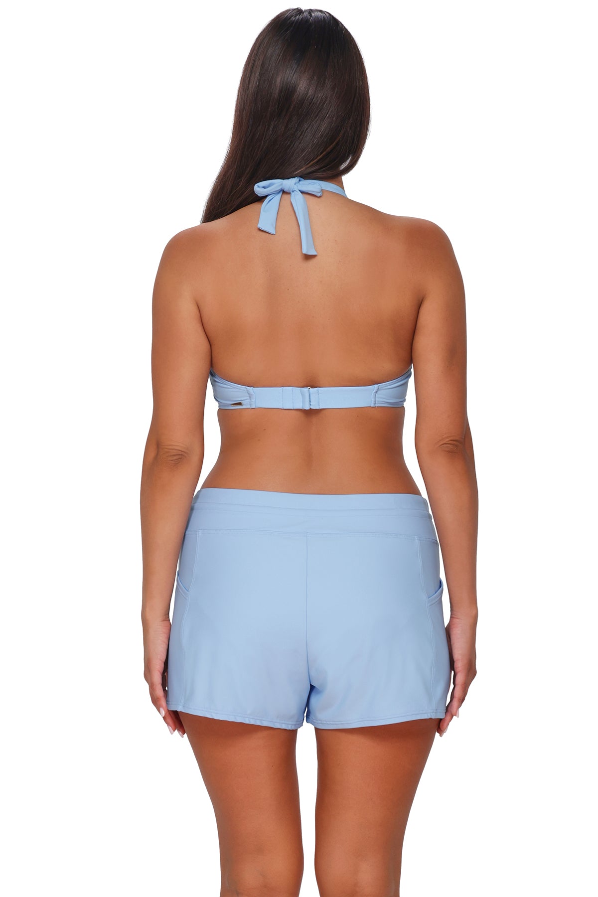 Sunsets Escape Blue Whisper Laguna Swim Short